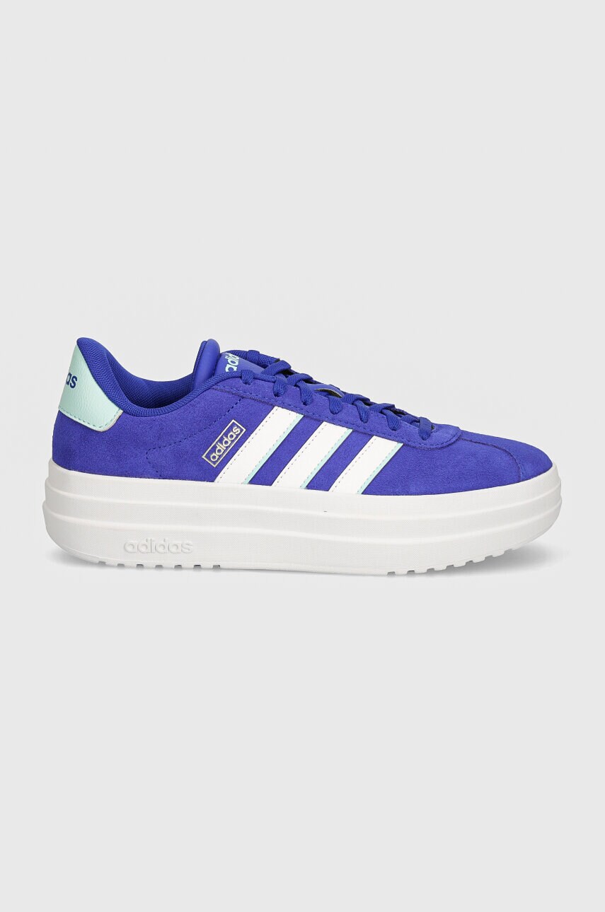Замшеві кросівки adidas Vl Court IH8088