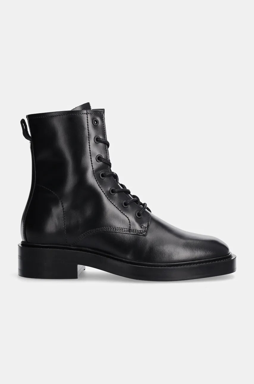 Шкіряні черевики Gant Fallwi жіночі колір чорний на платформі 29541769 G00