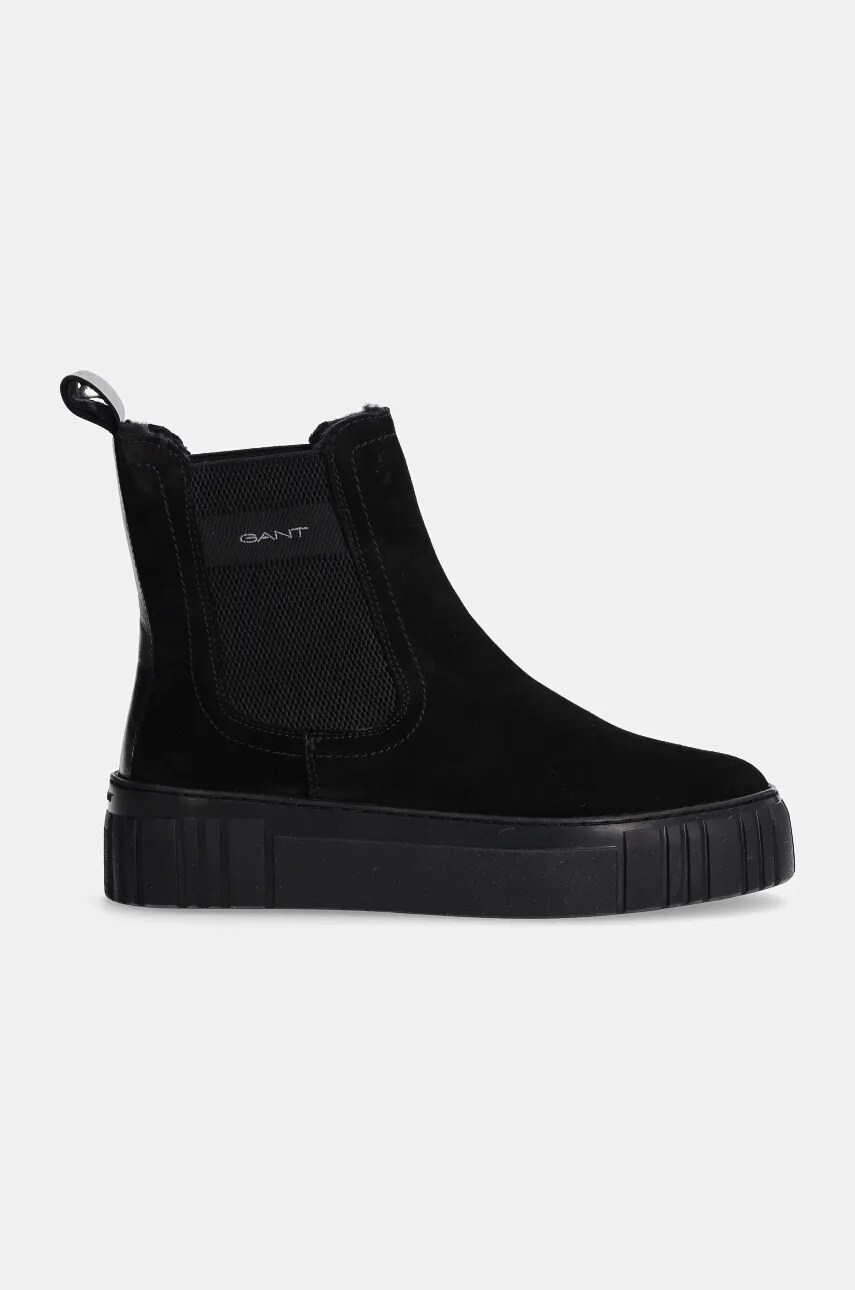 Черевики Gant Snowmont жіночі колір чорний на платформі утеплене 29553786 G00