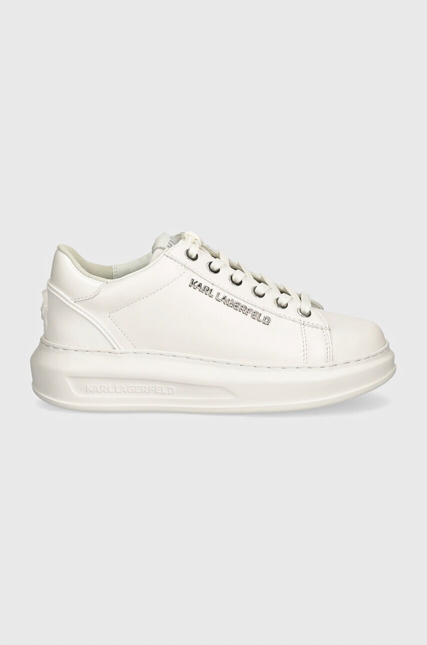 Шкіряні кросівки Karl Lagerfeld KAPRI колір білий KL62525N