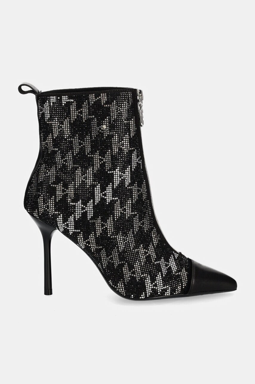 Черевики Karl Lagerfeld SARABANDE II жіночі колір чорний на шпильці KL30954M