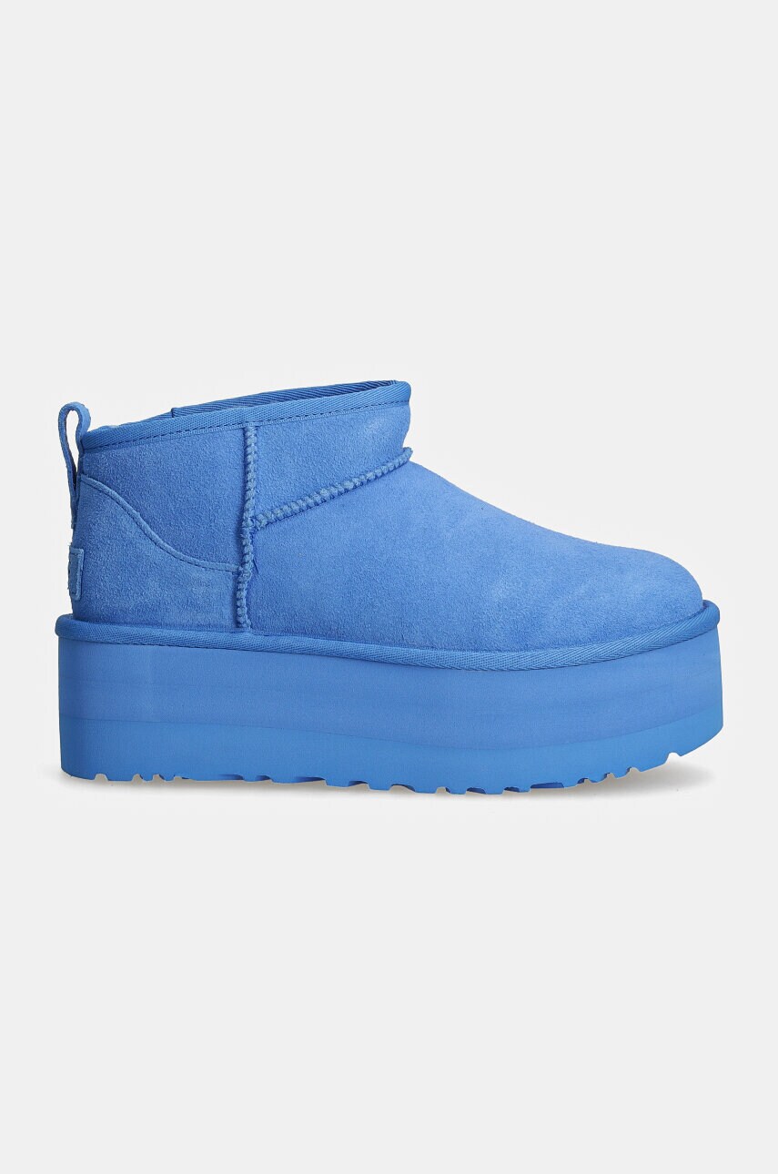 Замшеві чоботи UGG Classic Ultra Mini Platform 1135092-BGSK