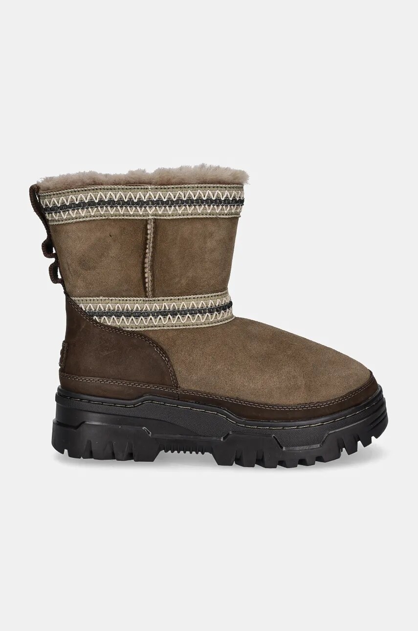 Зимові чоботи UGG Classic Mini Trailgazer колір коричневий 1158322-HCK
