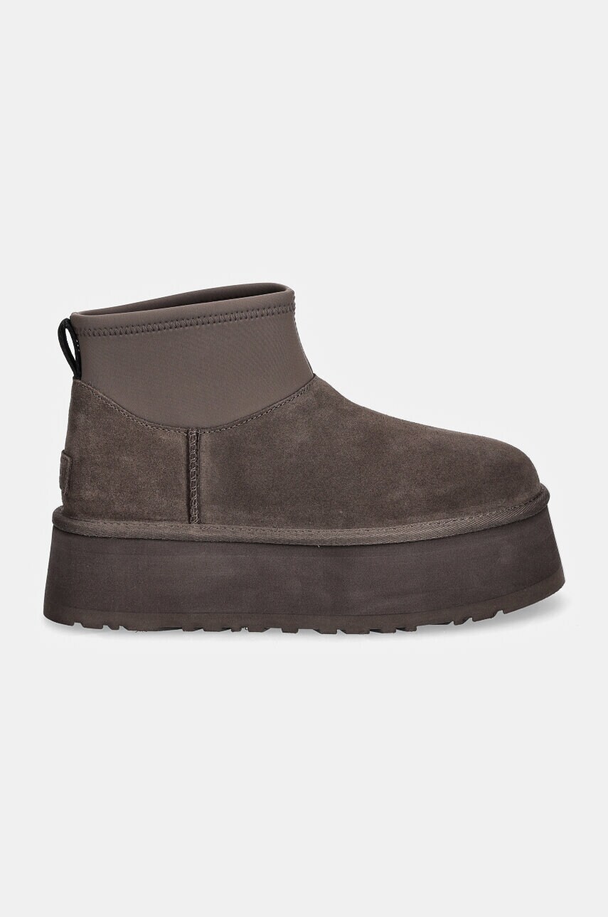 Зимові чоботи UGG Classic Mini Dipper колір сірий 1168170-THND