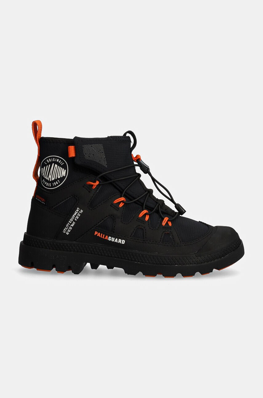 Черевики Palladium PAMPA LITE+ XPLR WP+ жіночі колір чорний на плоскому ходу 74383-008-M