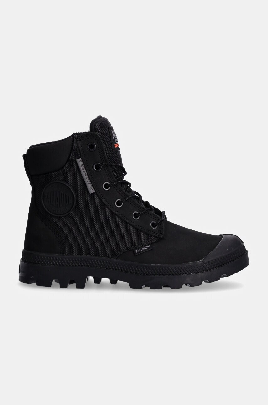 Черевики Palladium PAMPA SC WPN U-S жіночі колір чорний на плоскому ходу 77235-010-M