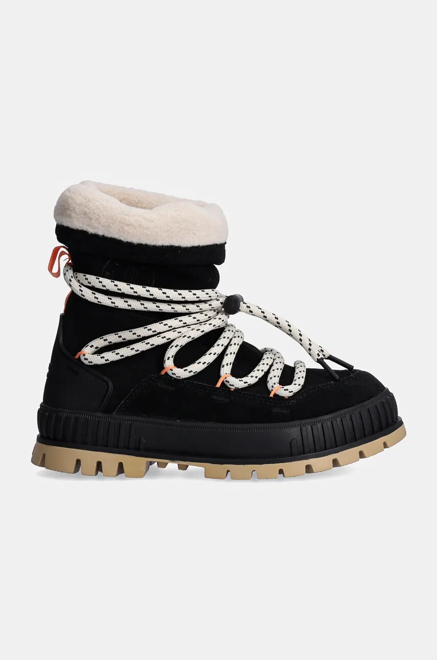 Шкіряні чоботи Palladium PALLASHOCK HIVER колір чорний 94349-008-M
