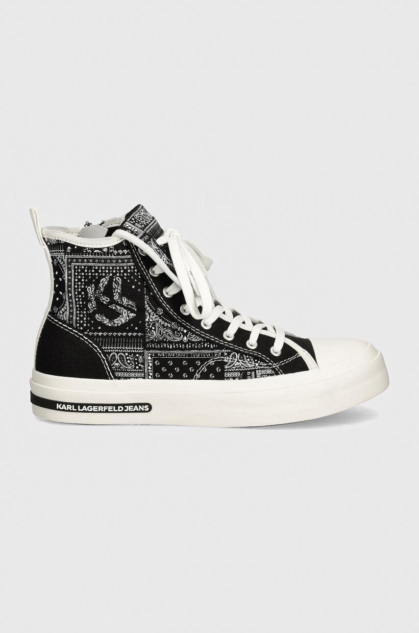 Кеди Karl Lagerfeld Jeans KLJ VULC жіночі колір чорний KLJ60955