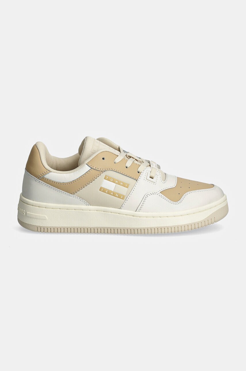 Кросівки Tommy Jeans TJW RETRO BASKET TONAL LOGO колір білий EN0EN02606