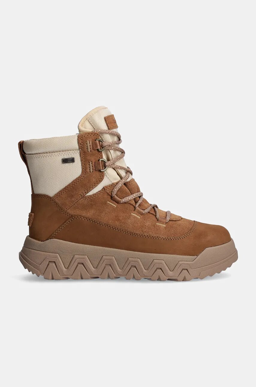 Черевики UGG Terretrail Hi-Top жіночі колір коричневий на плоскому ходу 1158217-CHE
