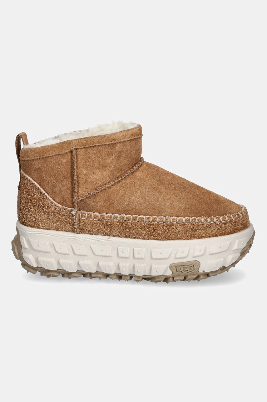 Замшеві чоботи UGG Venture Daze Ultra Mini колір коричневий 1164730-CHE