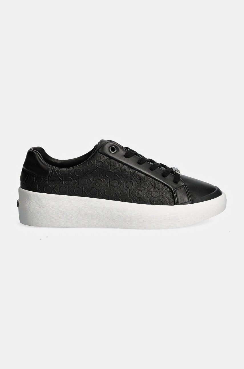 Кросівки Calvin Klein VULC LACE UP MONO MIX колір чорний HW0HW02212
