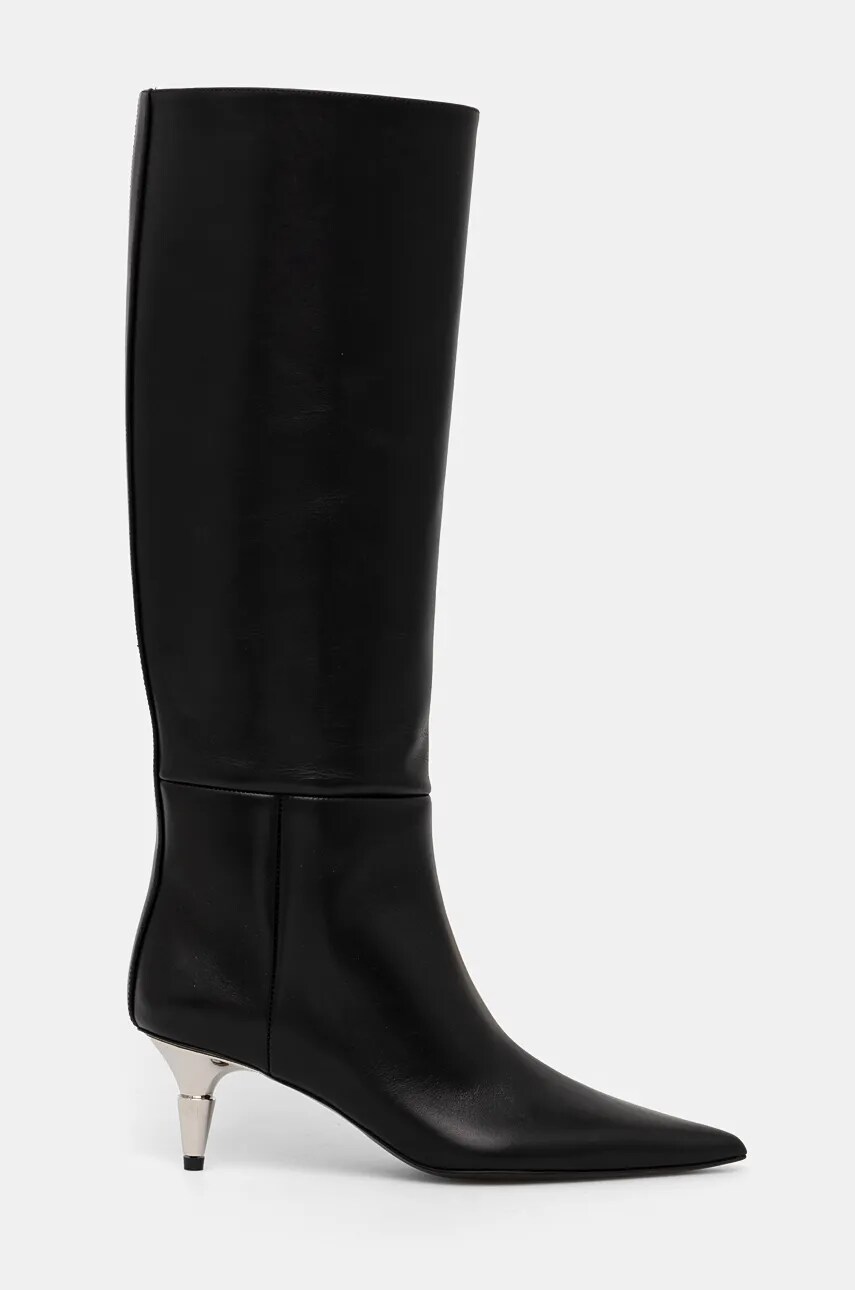 Шкіряні чоботи Proenza Schouler Spike жіночі колір чорний на шпильці PS43071A