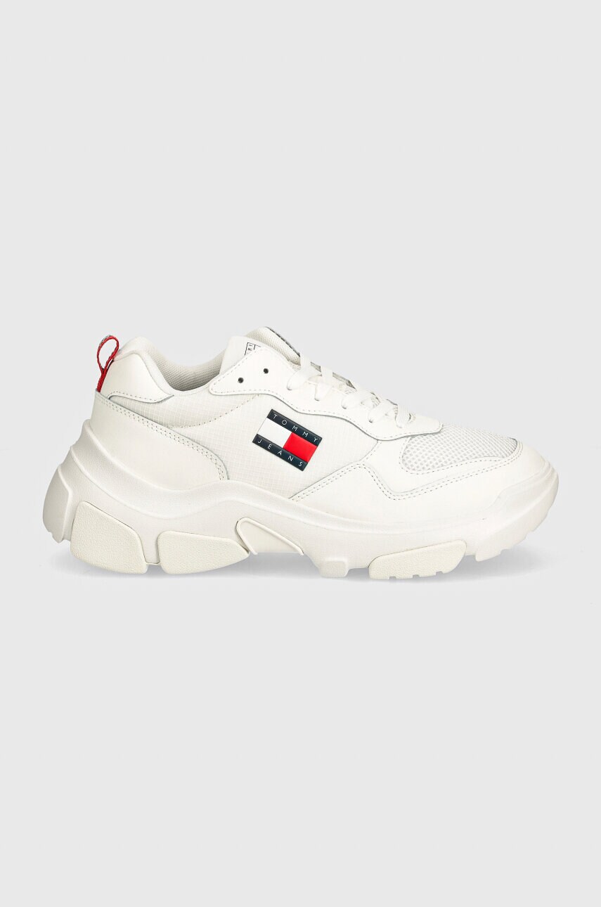 Кросівки Tommy Jeans TJW LIGHTWEIGHT HYBRID RUNNER колір білий EN0EN02580