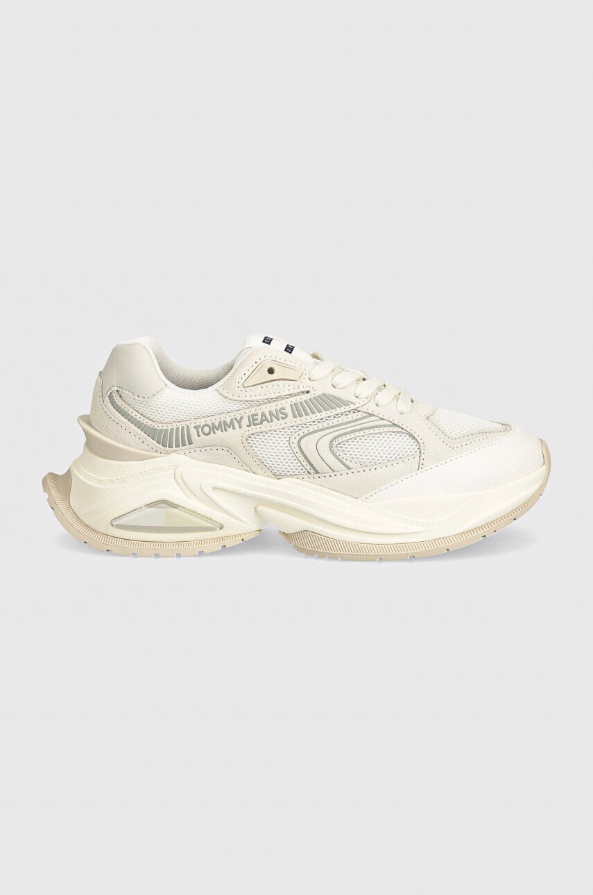 Кросівки Tommy Jeans TJW TRENDY RETRO RUNNER колір білий EN0EN02550