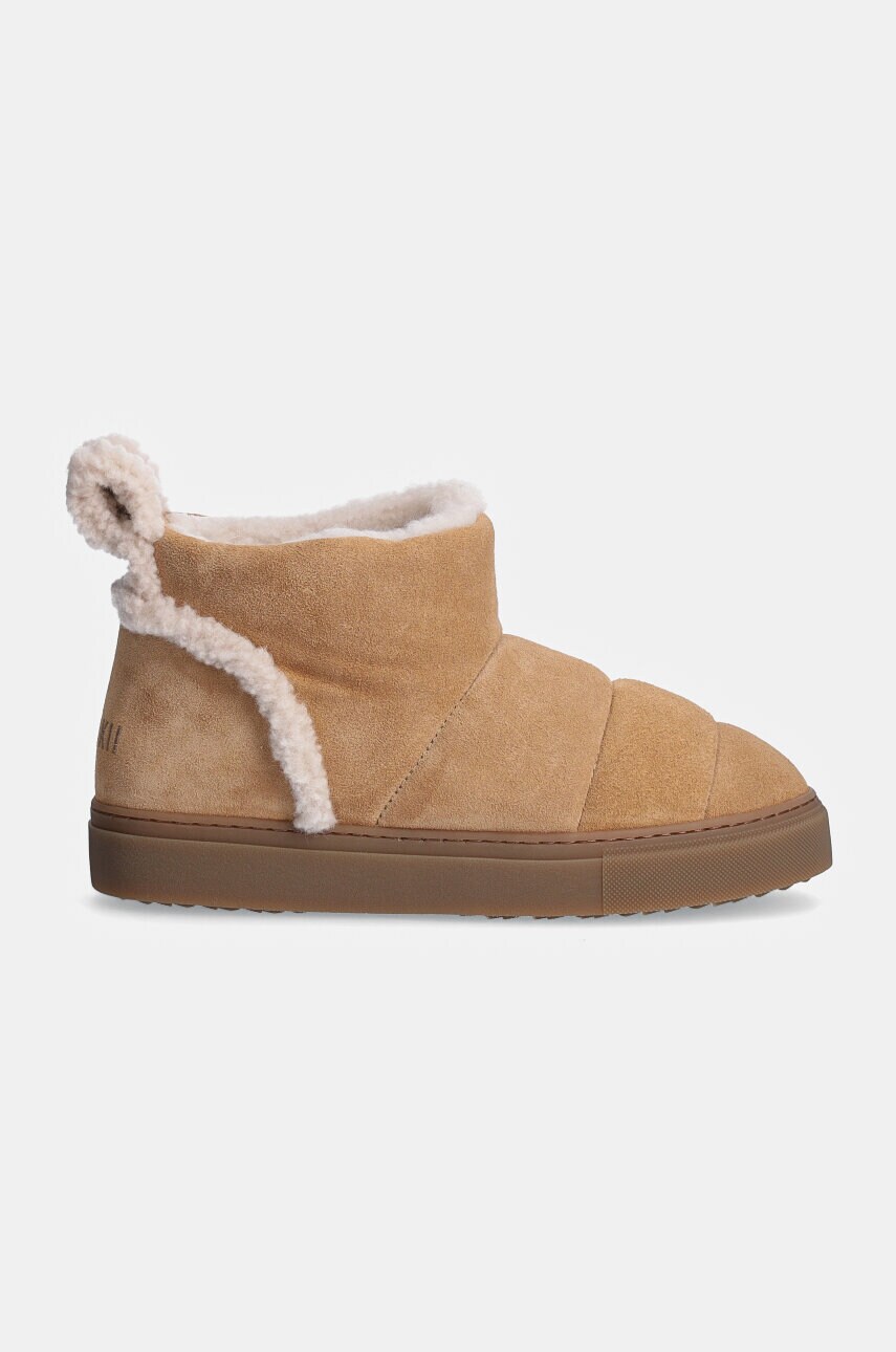 Зимові чоботи Inuikii Shearling Slipin колір бежевий 75202-010