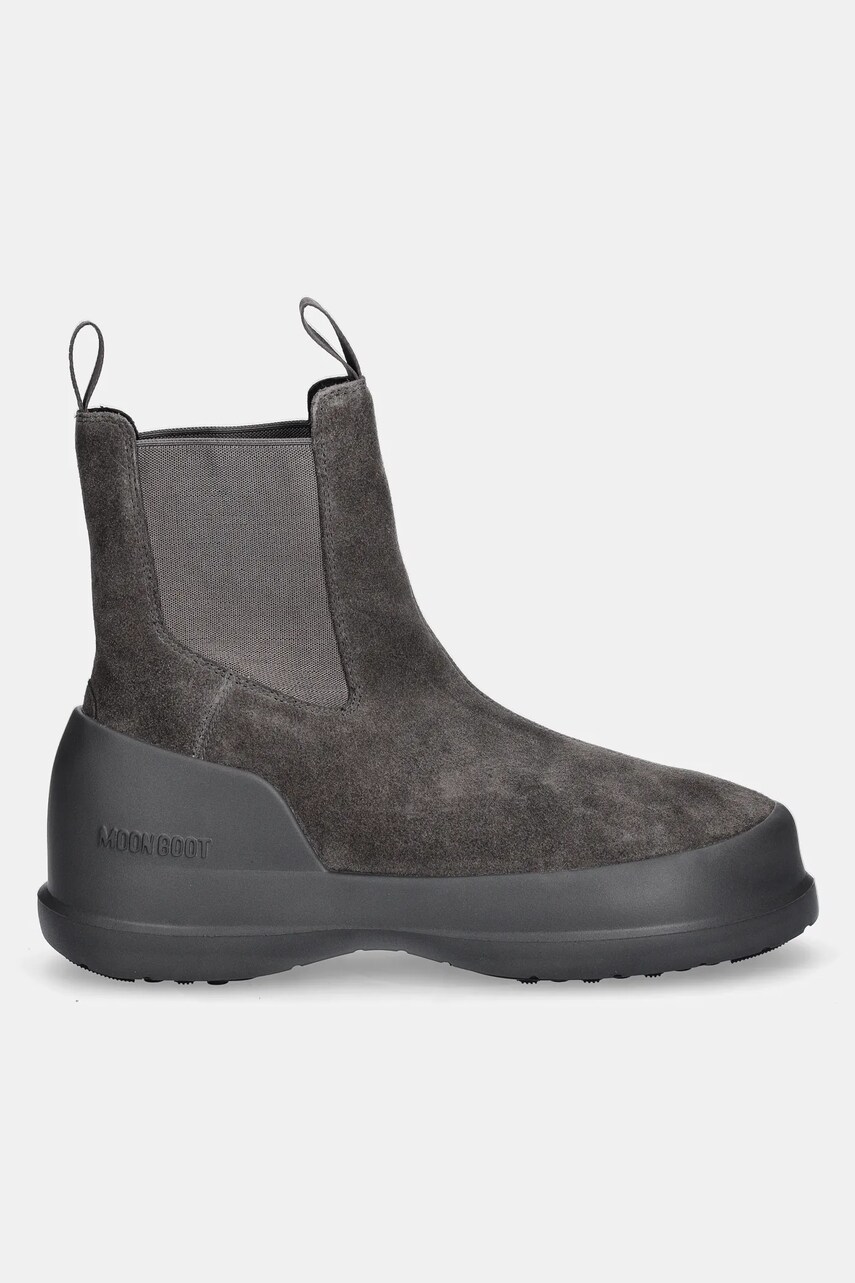 Замшеві чоботи Moon Boot MB LUNA CHELSEA SUEDE колір сірий 80D2480050 H005
