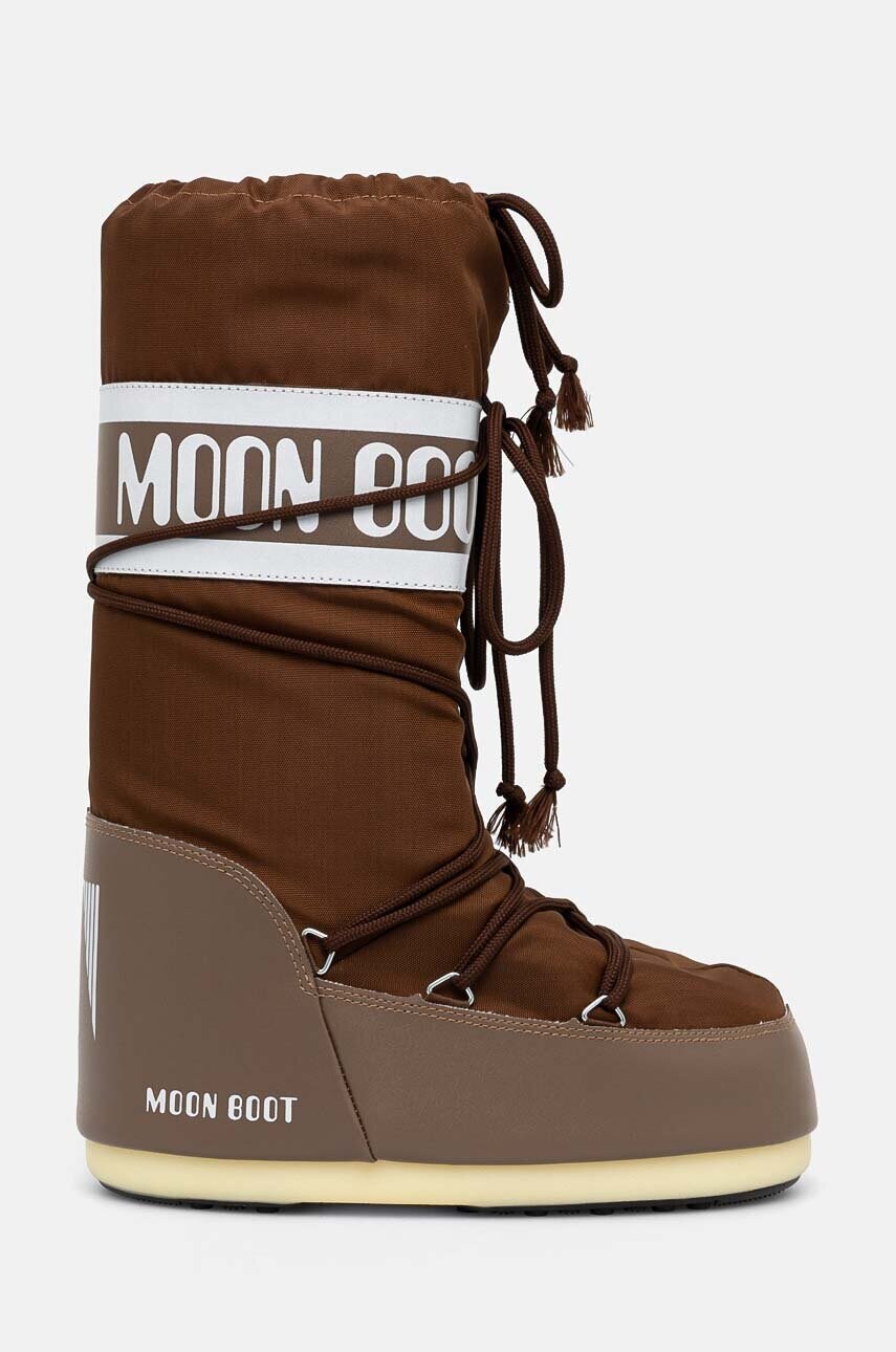 Зимові чоботи Moon Boot MB ICON NYLON колір коричневий 80D1400440 M005