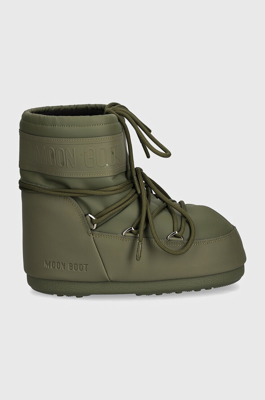 Зимові чоботи Moon Boot MB ICON LOW RUBBER колір зелений 80D1409380 M006