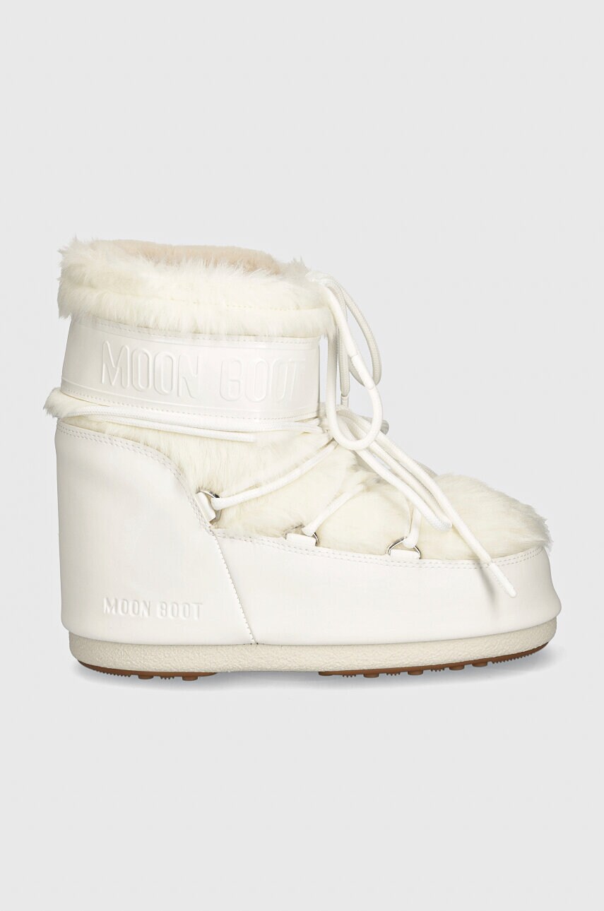 Зимові чоботи Moon Boot MB ICON LOW FAUX FUR колір білий 80D1409390 A002