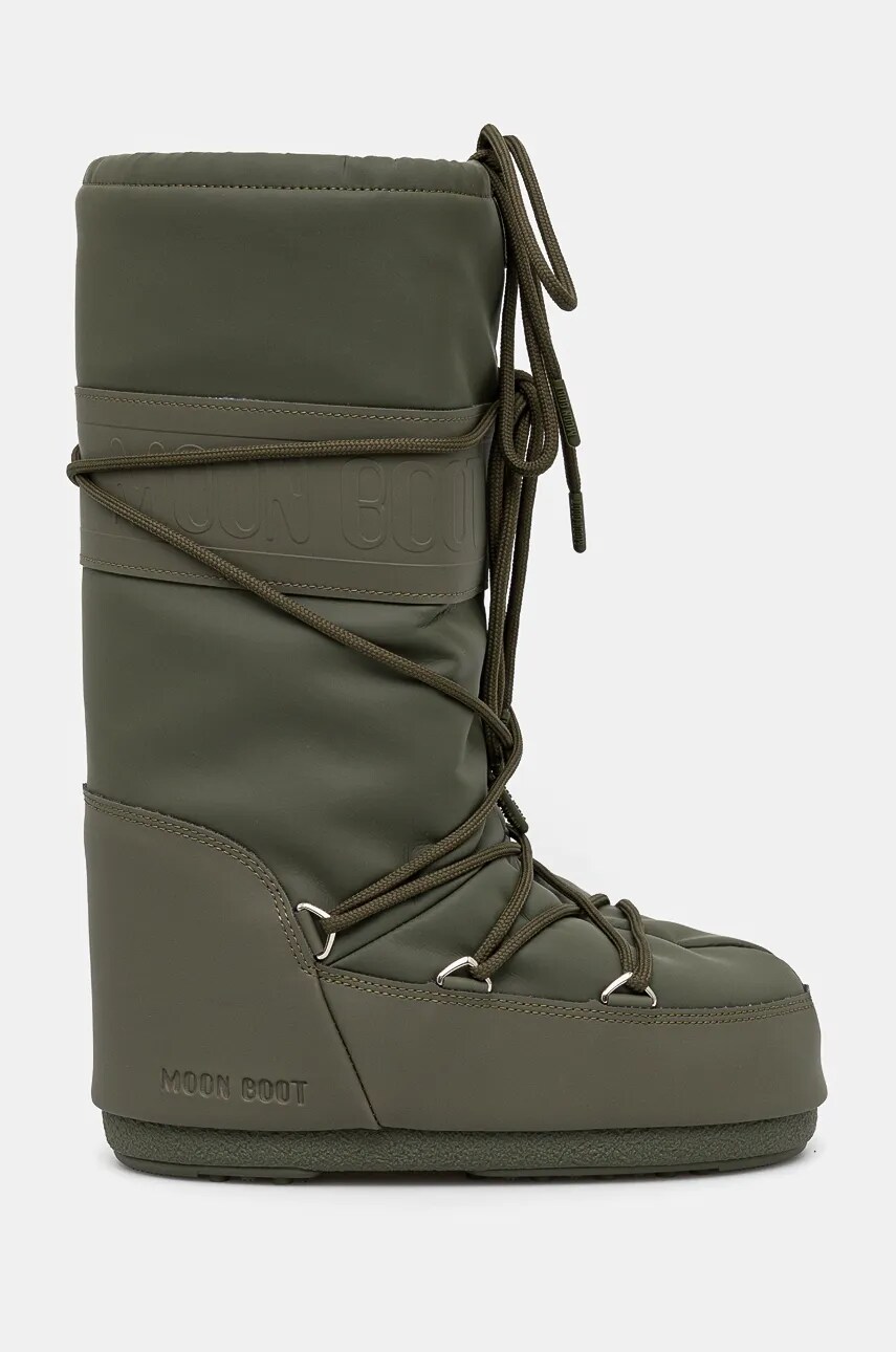 Зимові чоботи Moon Boot MB ICON RUBBER колір зелений 80D1402760 M006