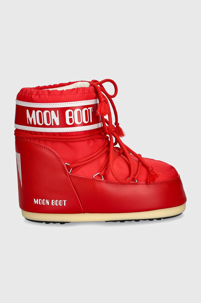 Зимові чоботи Moon Boot MB ICON LOW NYLON колір червоний 80D1409340 D001