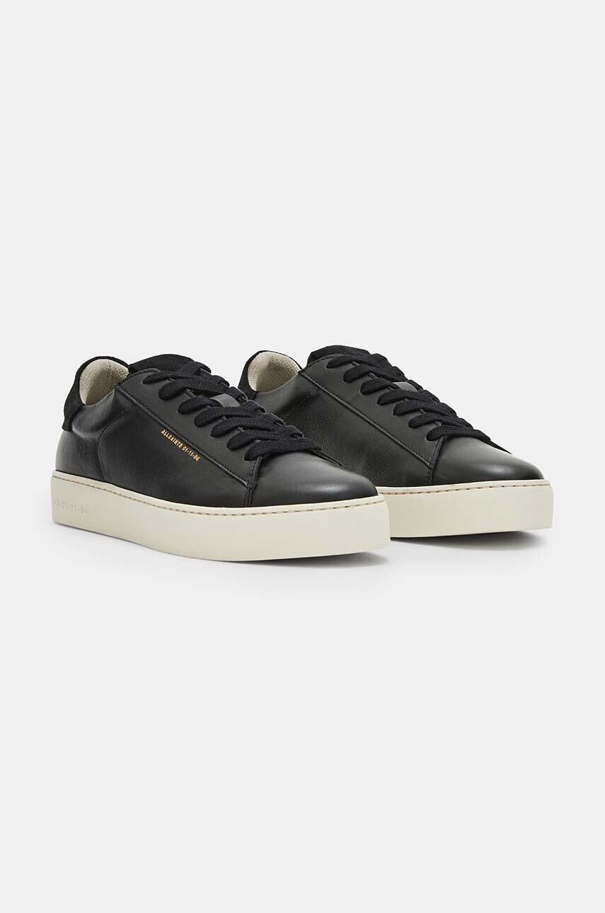 Шкіряні кросівки AllSaints Shana Sneaker колір чорний W105FB