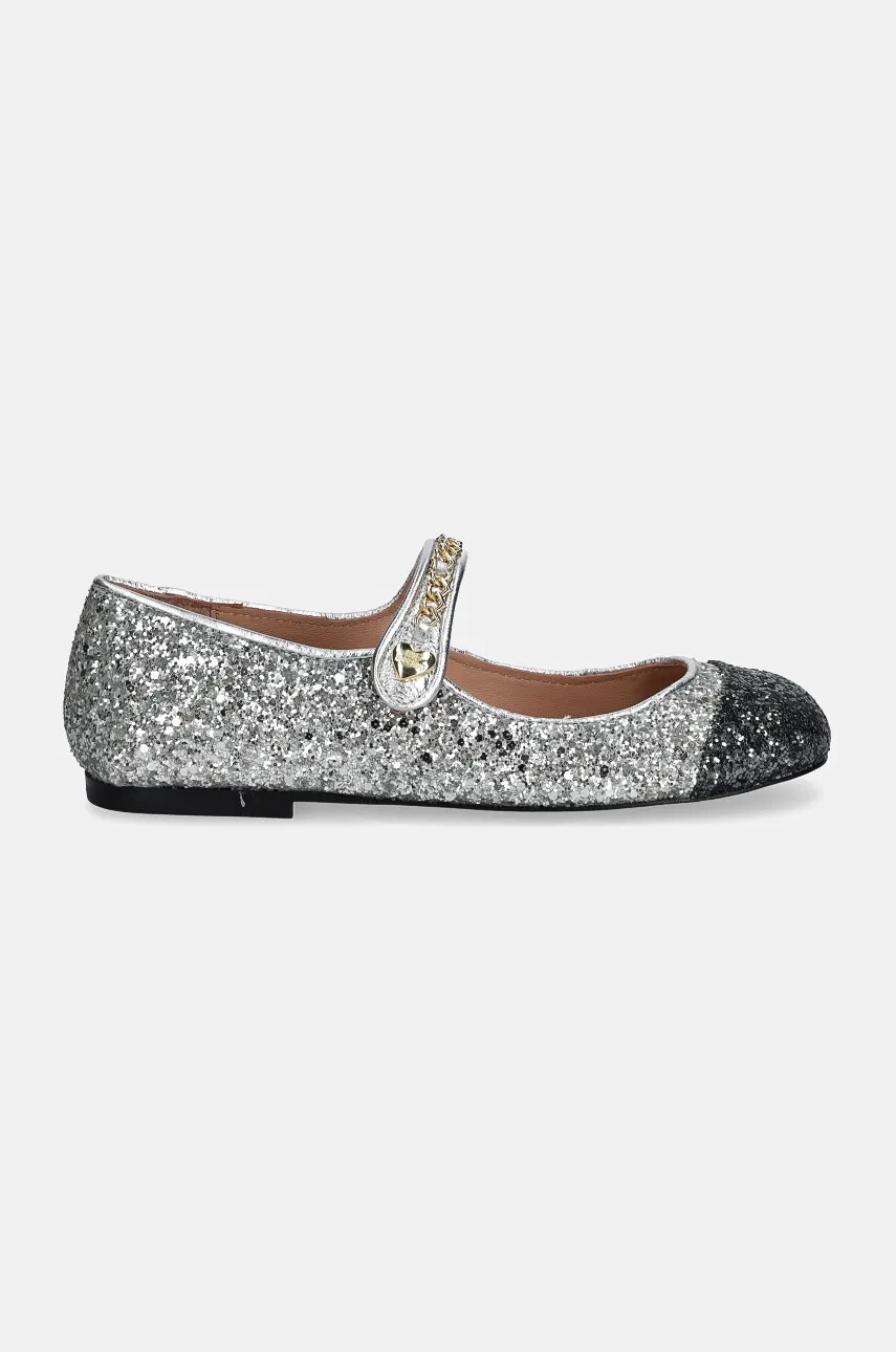 Балетки Love Moschino колір срібний  JA11061G0LJJ190A