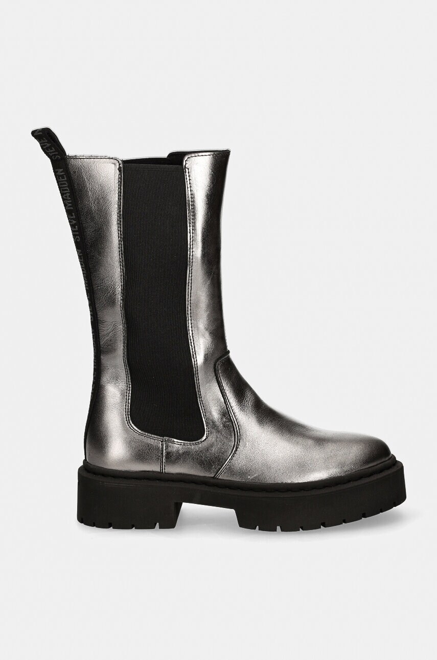 Черевики Steve Madden Ginny жіночі колір срібний на плоскому ходу SM11003332