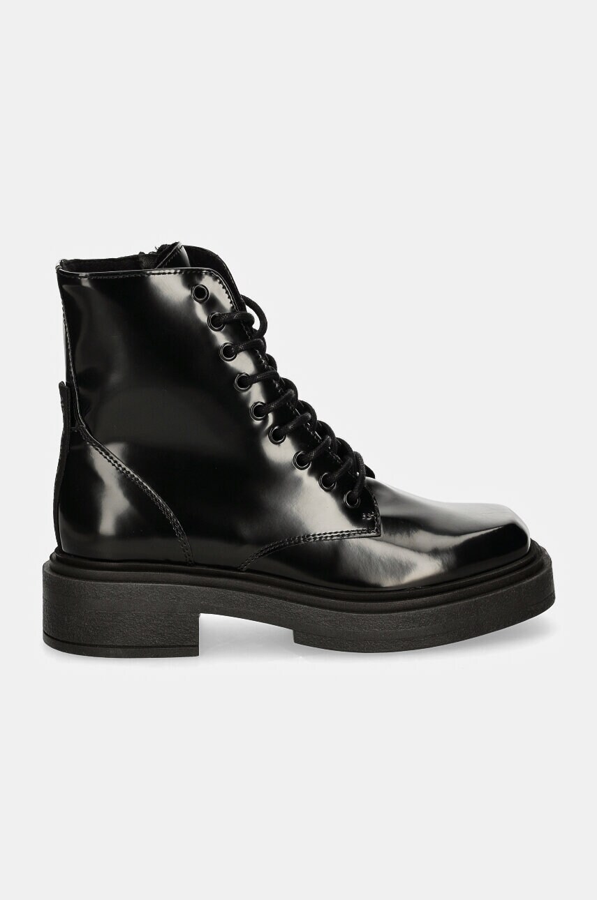 Черевики Steve Madden Chiney жіночі колір чорний на платформі SM11003204