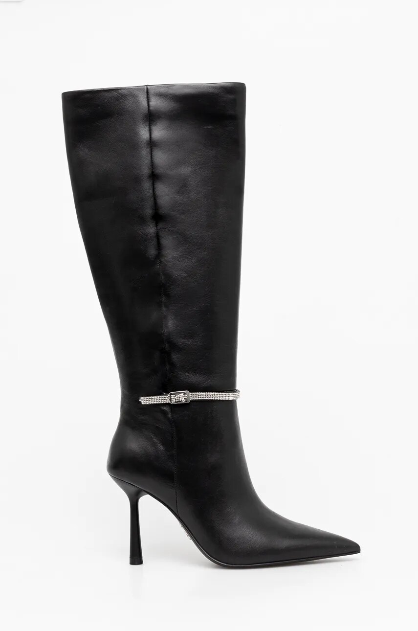 Чоботи Steve Madden Abbey RD-R жіночі колір чорний на шпильці SM11003360