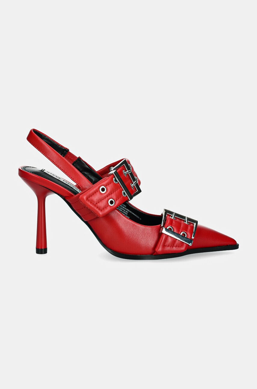 Шкіряні туфлі Steve Madden Riesling колір червоний SM11003441