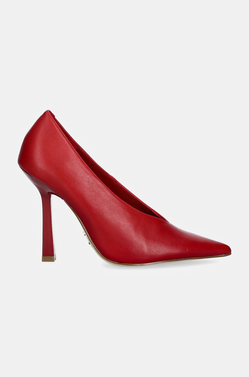 Шкіряні туфлі Steve Madden Sedona колір червоний SM11003443