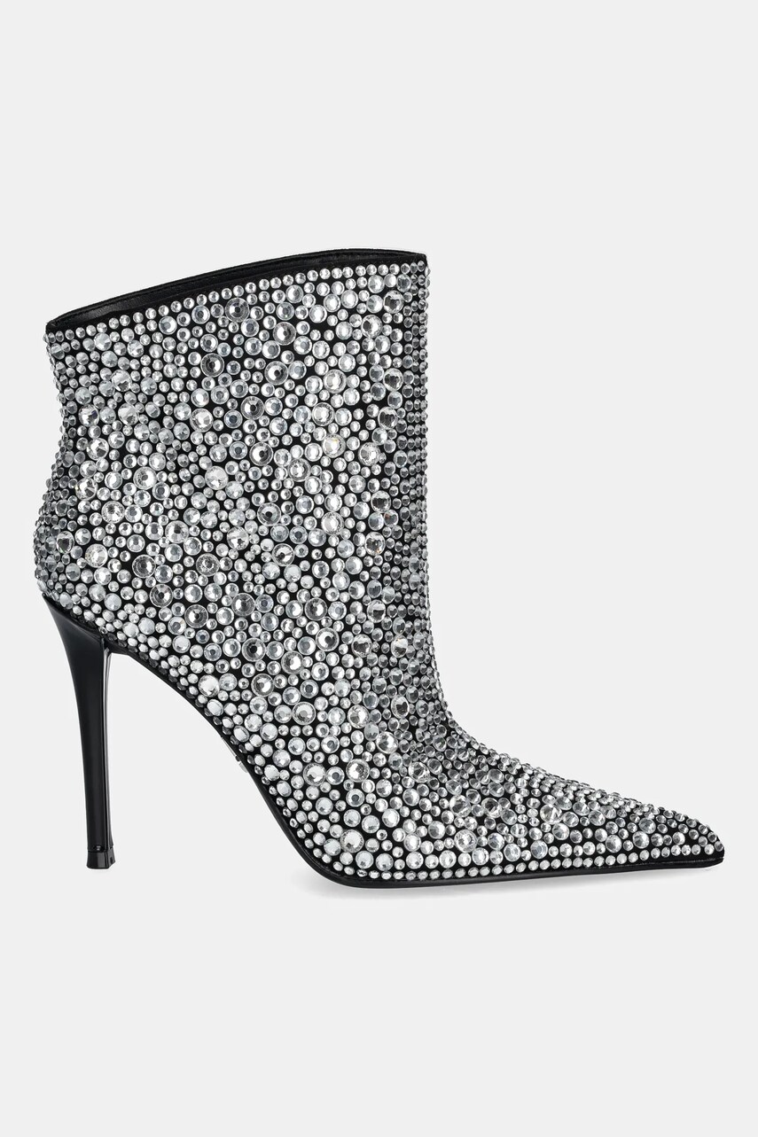 Черевики Steve Madden Sentinel-R жіночі колір срібний на шпильці SM11003450