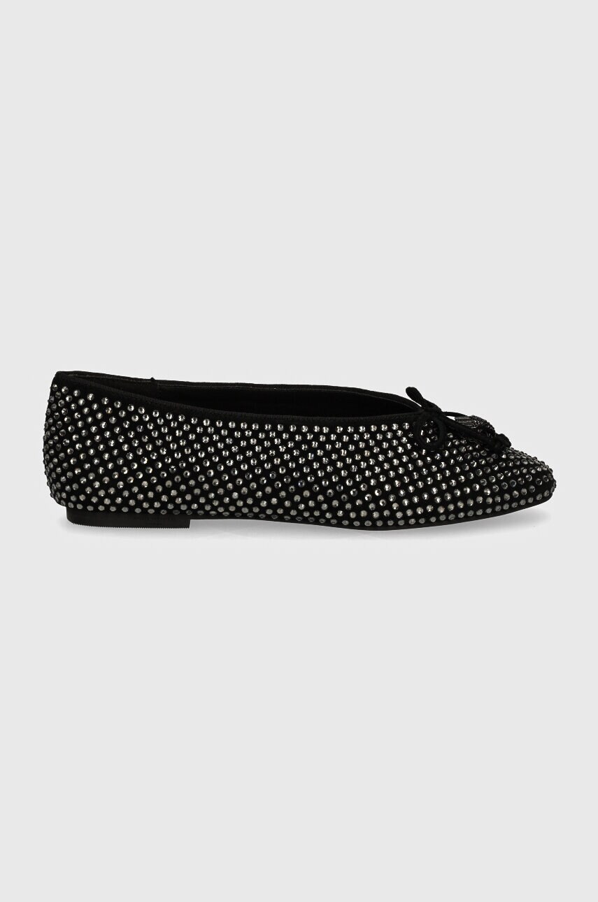 Замшеві балетки Kurt Geiger London Sloane Eagle Ballerina Dr колір чорний  2672805209
