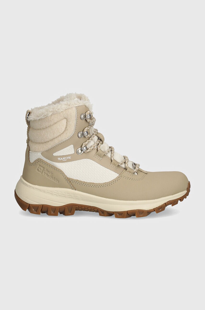 Зимові чоботи Jack Wolfskin Everquest колір бежевий 4053591