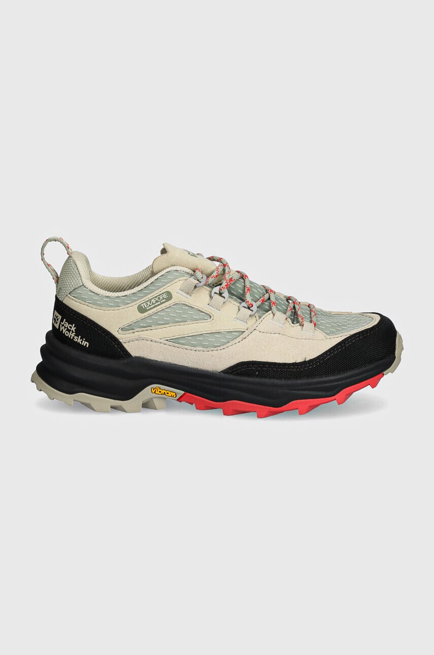Черевики Jack Wolfskin Cyrox Texapore Low жіночі колір зелений 4064291