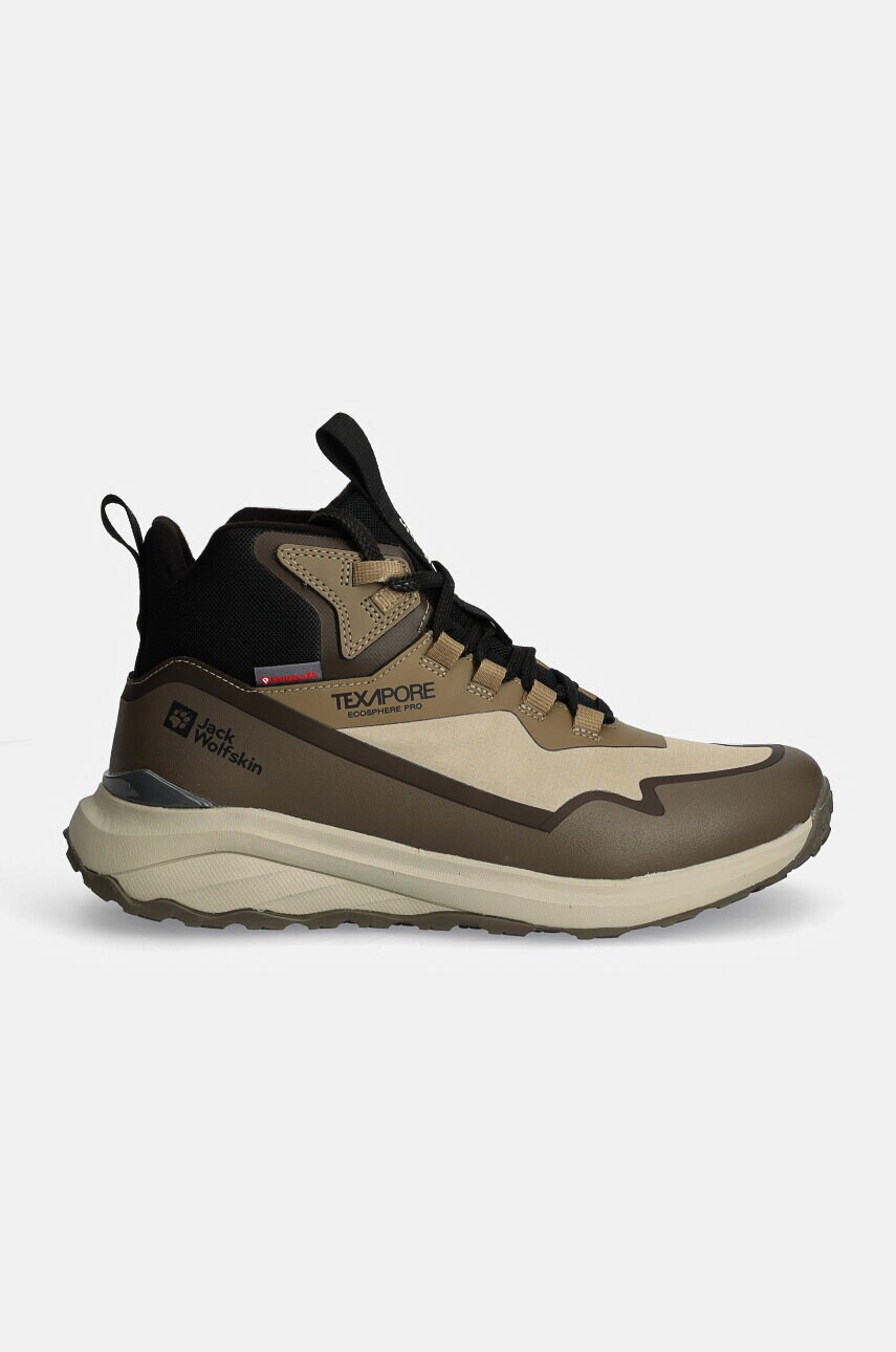 Черевики Jack Wolfskin Dromoventure WT Texapore Mid жіночі колір коричневий утеплене A62297