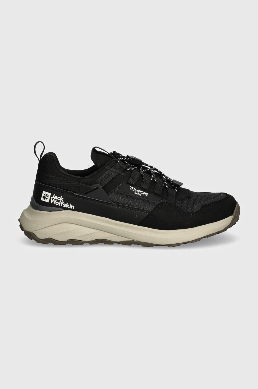 Черевики Jack Wolfskin Dromoventure Athletic Texapore Low жіночі колір чорний A63298
