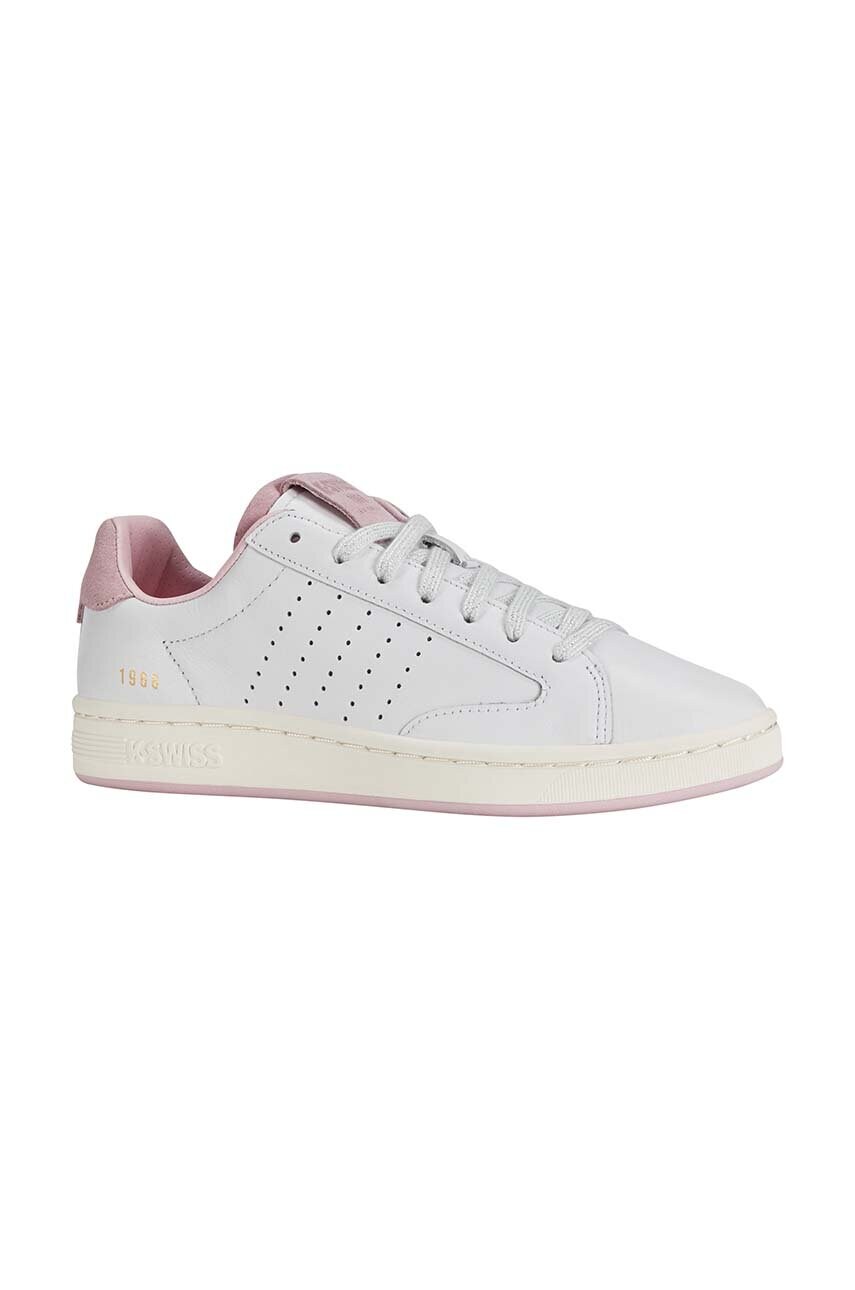 Шкіряні кросівки K-Swiss LOZAN KLUB LTH колір білий 97263.169.M