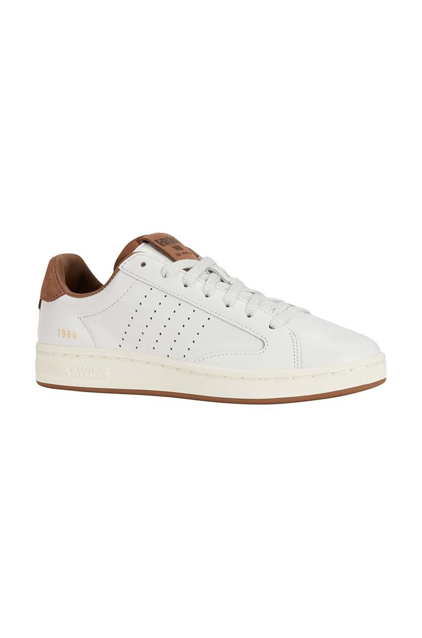 Шкіряні кросівки K-Swiss LOZAN KLUB LTH колір білий 97263.926.M
