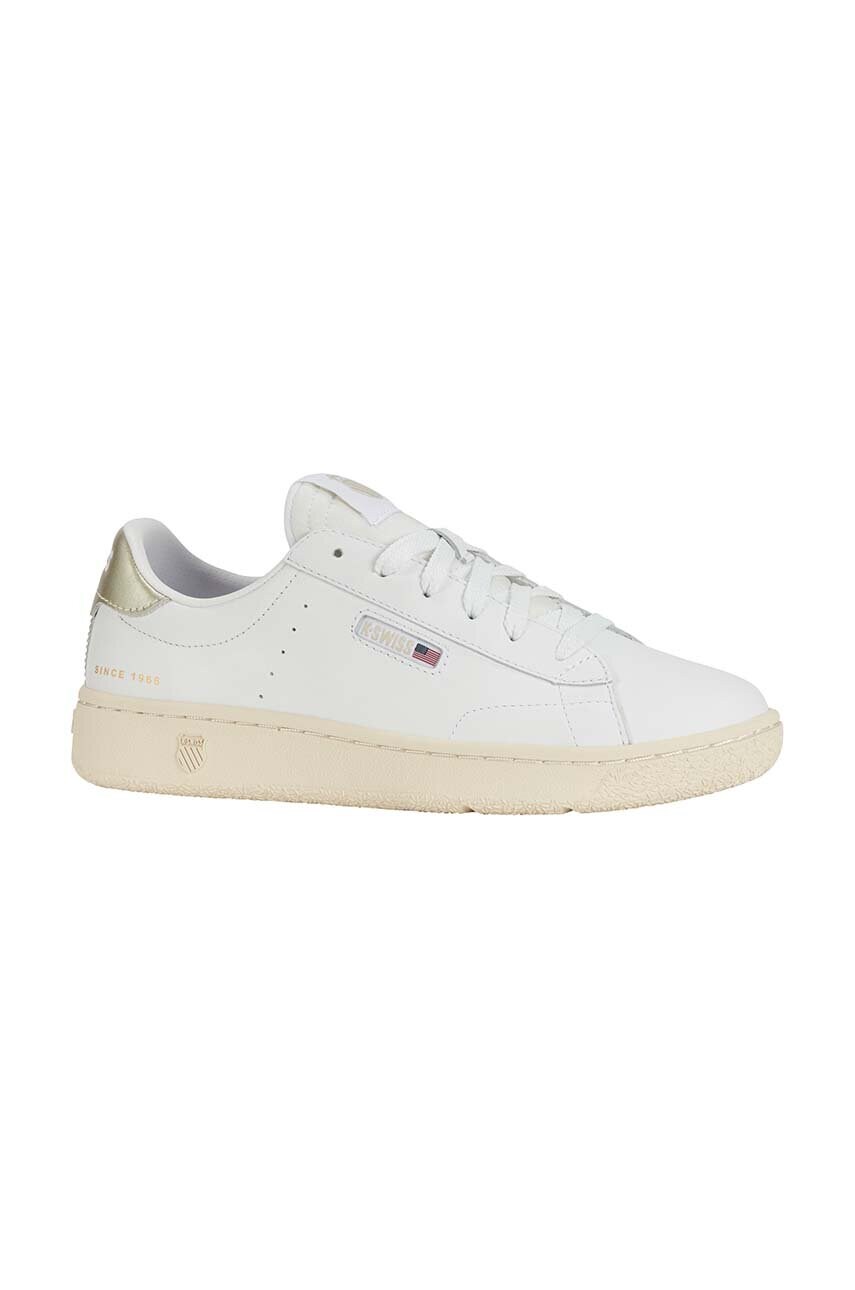 Шкіряні кросівки K-Swiss SLAMMKLUB CC колір білий 98911.149.M