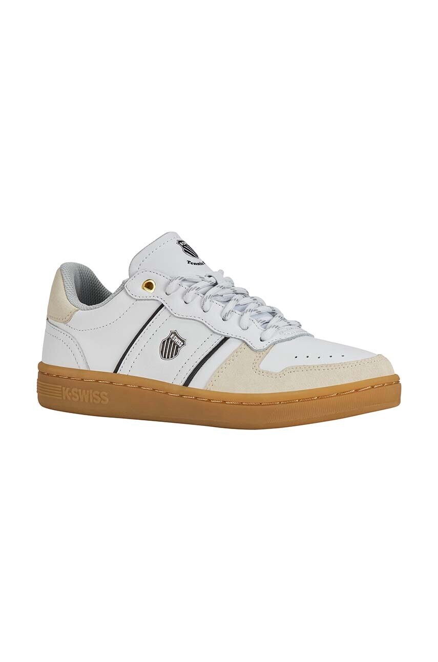 Шкіряні кросівки K-Swiss LOZAN MATCH TC колір білий 94403.138.M