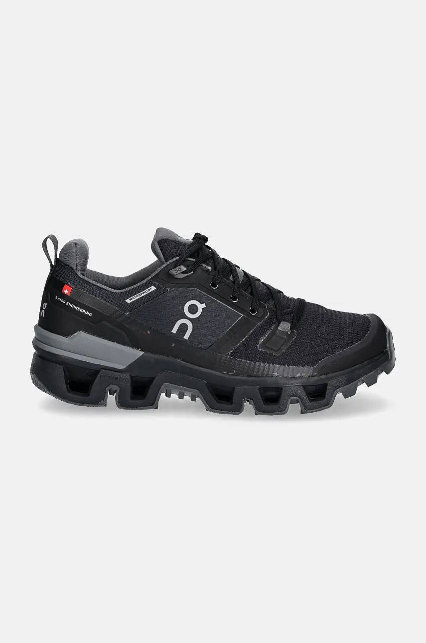 Черевики ON running Cloudwander Waterproof жіночі колір чорний 7398602