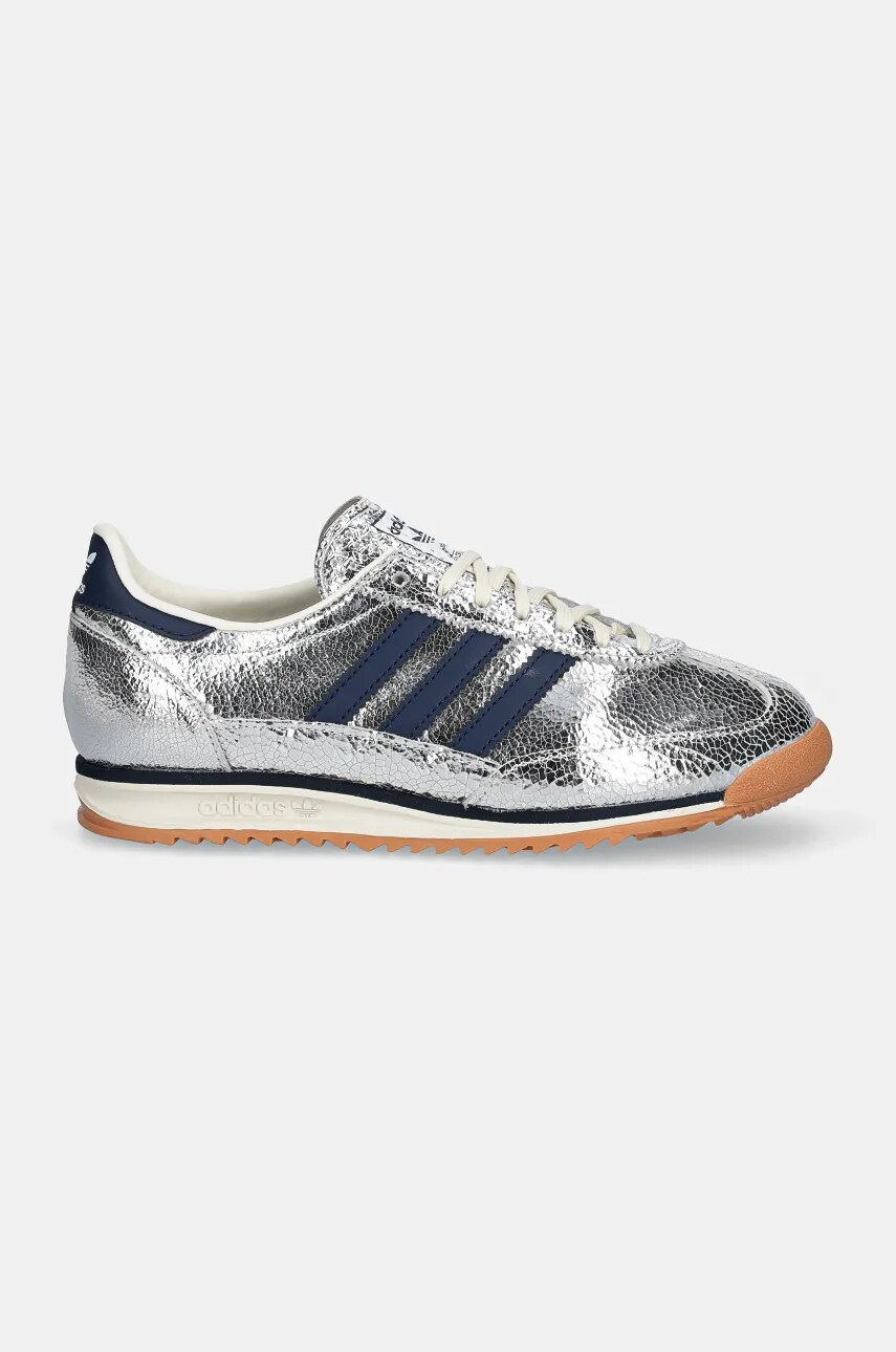 Шкіряні кросівки adidas Originals Sl 72 OG W колір срібний JH8654