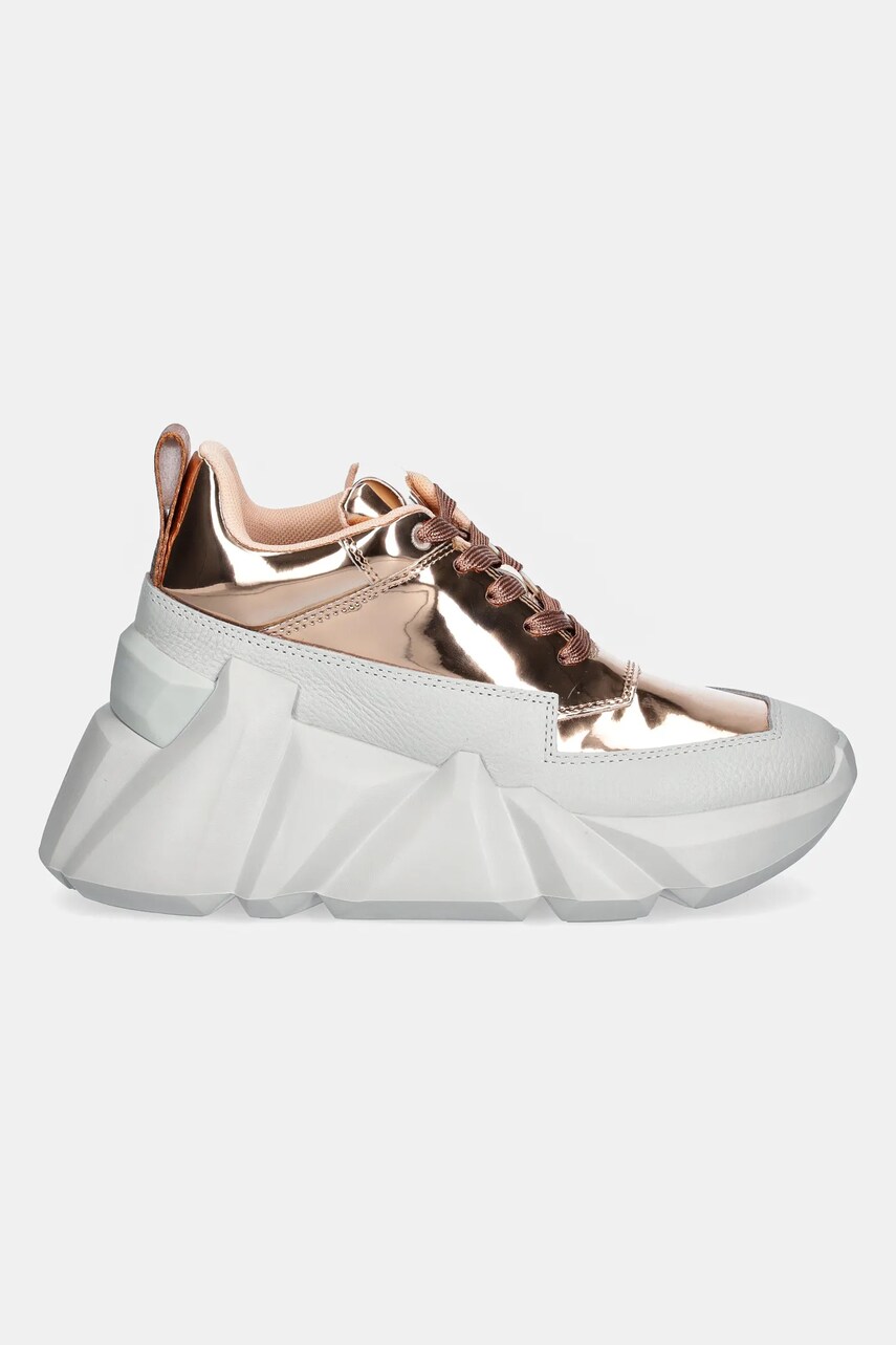 Шкіряні кросівки United Nude Space Kick Max колір золотий 1065622213