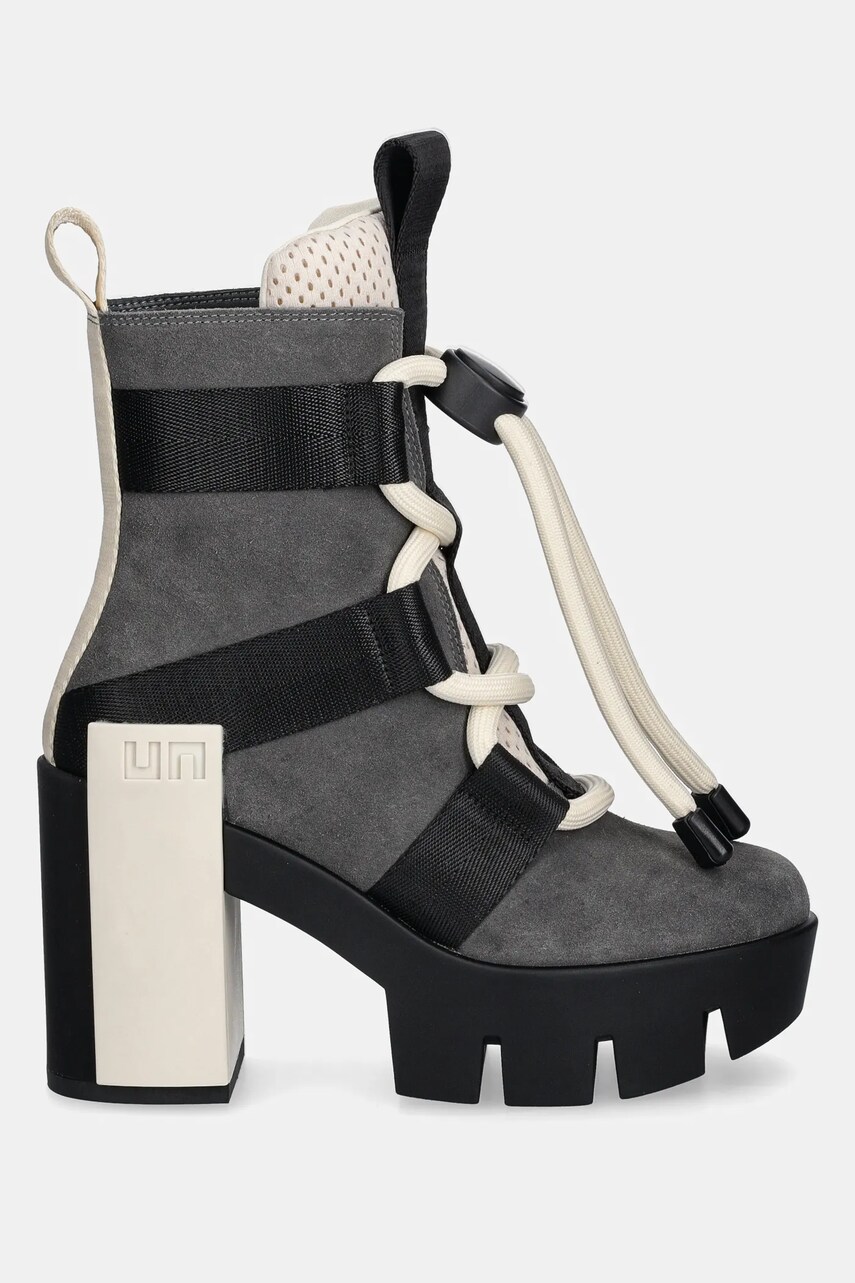 Черевики United Nude Grip Nomad Mid II жіночі колір чорний каблук блок 1076480357