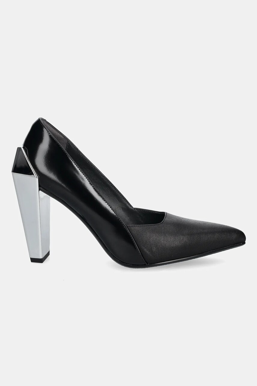 Шкіряні туфлі United Nude Gem Pump Hi колір чорний 108590116