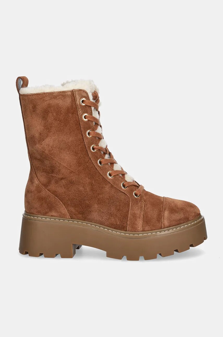 Черевики MICHAEL Michael Kors Blake жіночі колір коричневий на платформі утеплене 40F4BKFE5S.230
