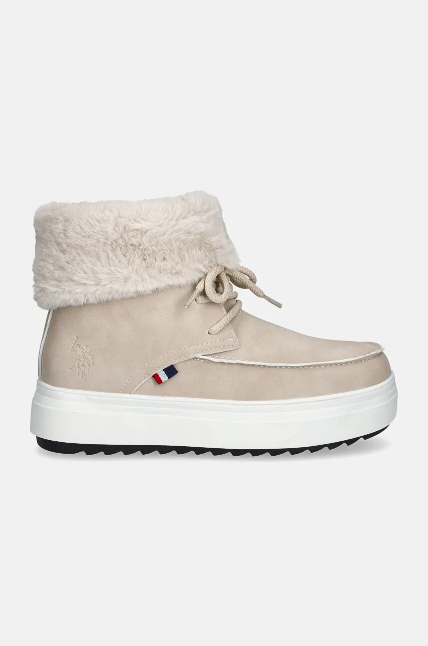 Зимові чоботи U.S. Polo Assn. ICY колір бежевий ICY001W/DHF1